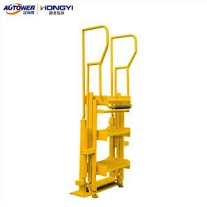 Escaleras plegables para la instalación de carga superior