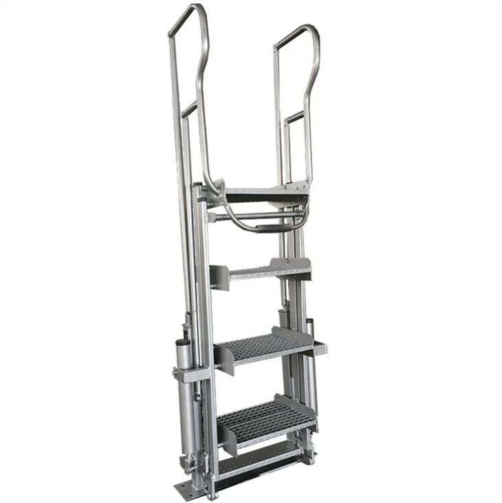 Escaleras plegables de acceso seguro para camiones cisterna