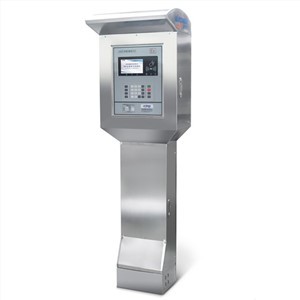 Controlador de lotes certificado ATEX con caja de acero inoxidable